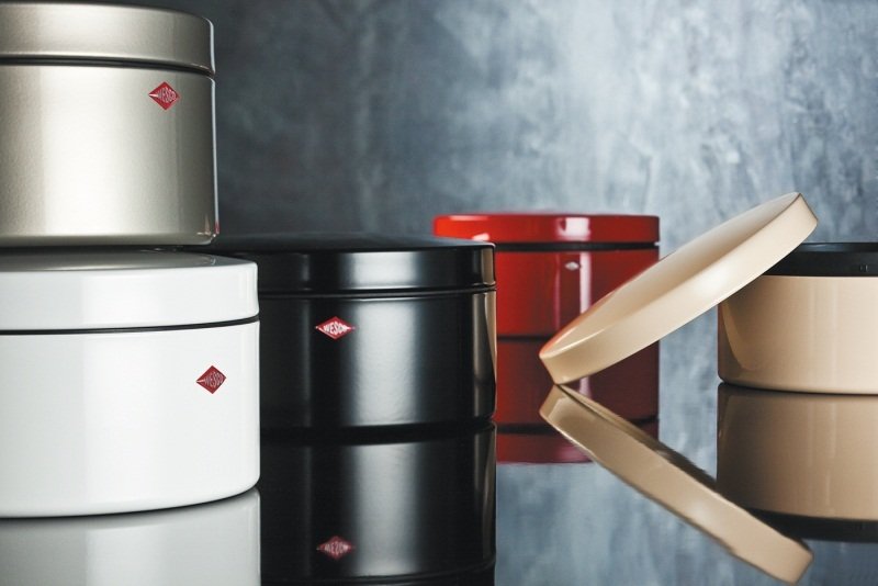 Chlebník, dóza šedá 24cm Wesco