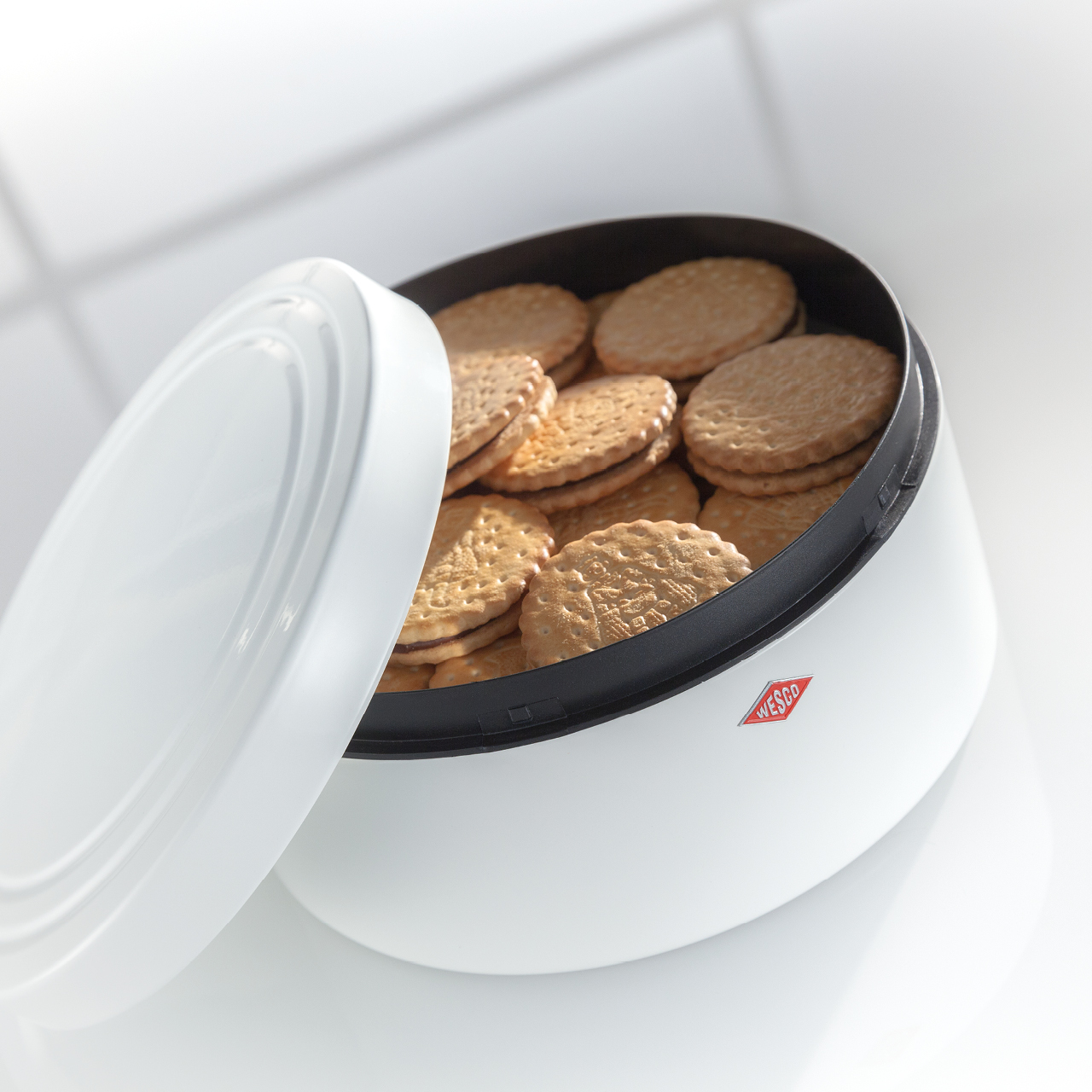 Chlebník, dóza šedá 24cm Wesco