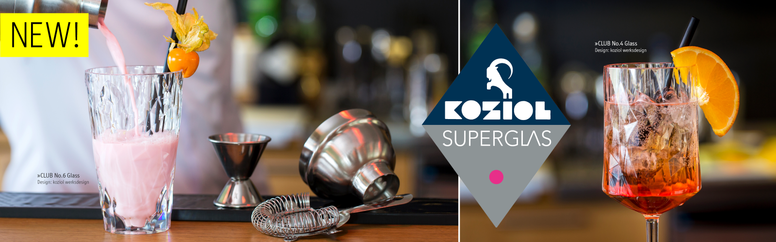 CLUB NO.6 EXTRA sklenice 300ml KOZIOL