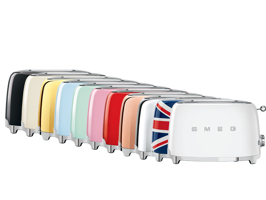 Toustovač / topinkovač P2 Smeg 50's Retro Style. pastelově modrý 950W