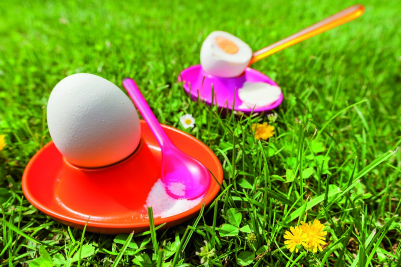 COLOMBUS stojánek na vajíčko bílá KOZIOL