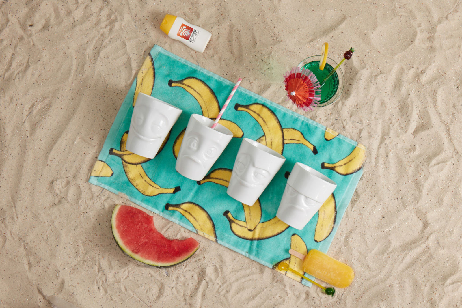 Šťastný a Bezradný set 2ks kelímků hrnek na čaj, kávu, vodu 350 ml, 58products