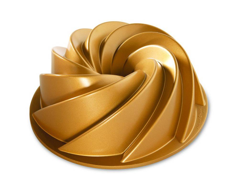 Forma na bábovku Heritage velká zlatá Nordic Ware