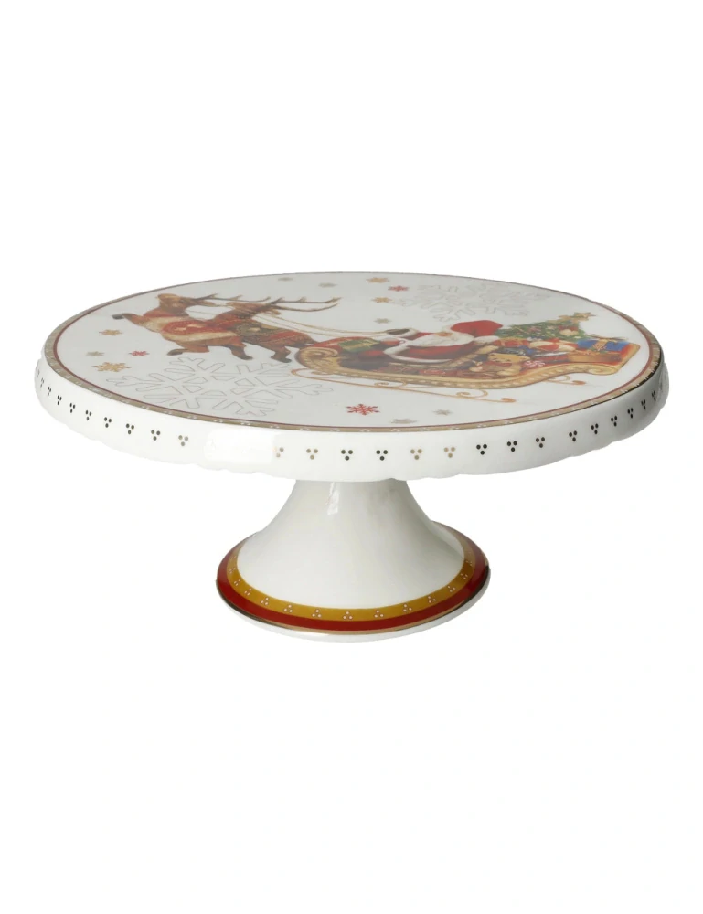 Porcelánový tác na noze CHRISTMAS 21cm BRANDANI