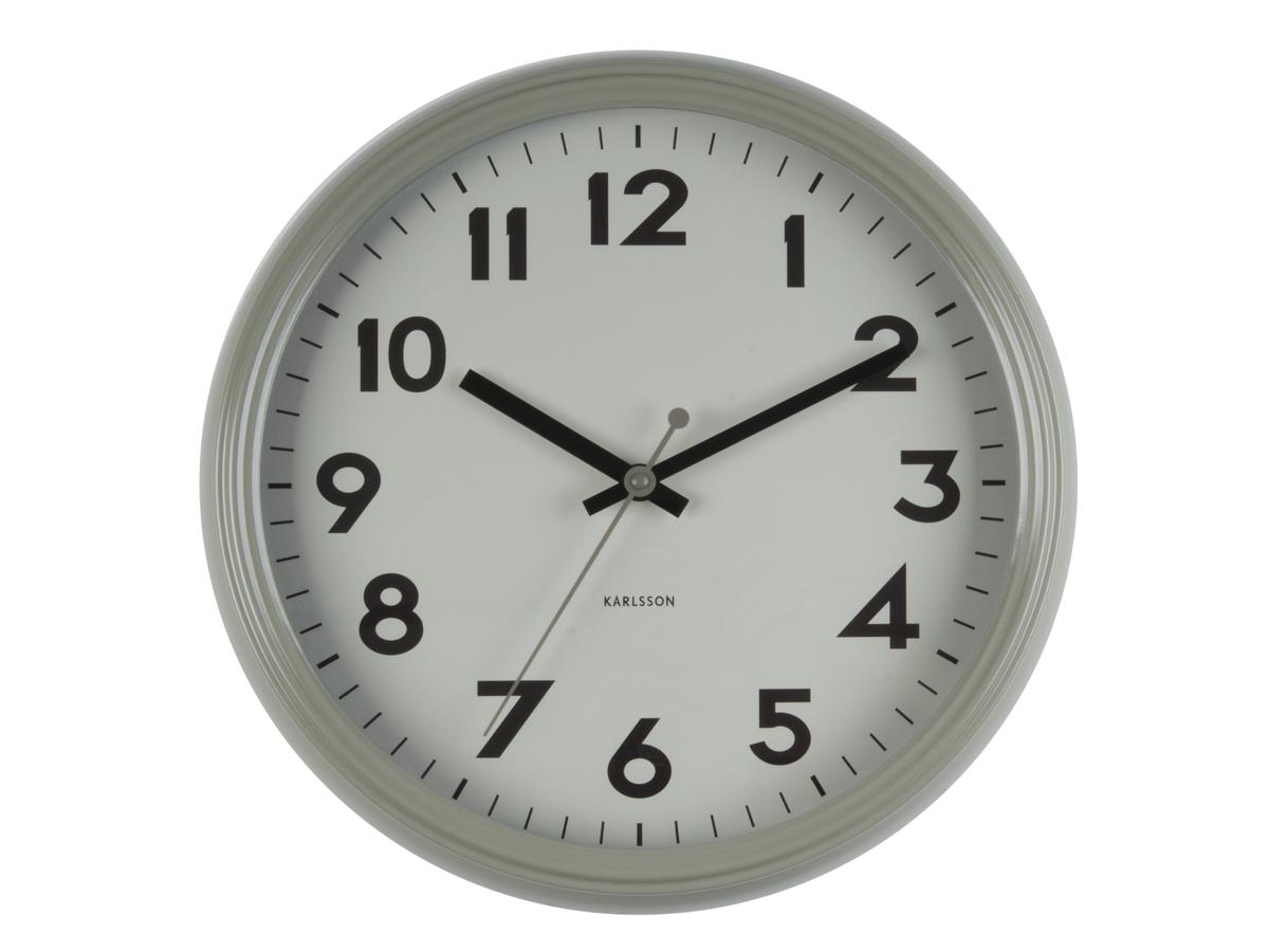 Nástěnné kulaté hodiny Badge 38 cm Karlsson *