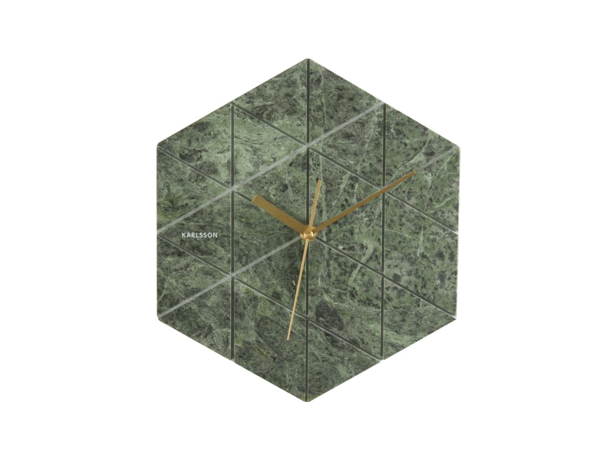 Nástěnné hodiny Marble Hexagon 28,5 cm Karlsson *