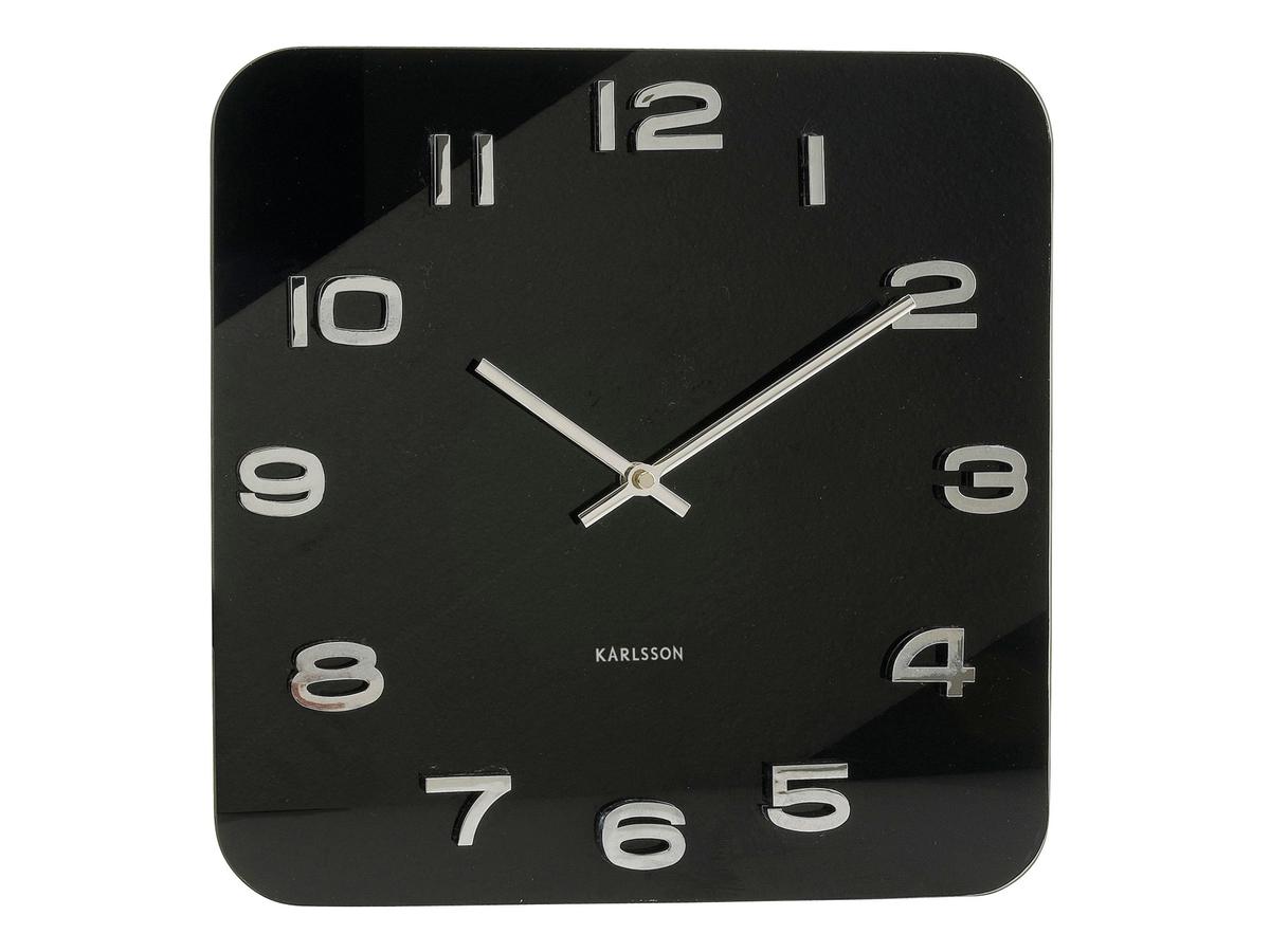 Nástěnné hodiny Vintage 35 cm černé Karlsson