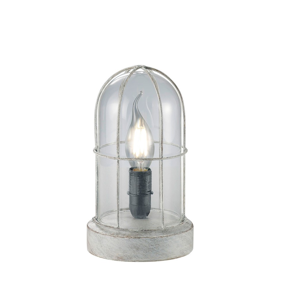 Stolní lampa Birte, šedá TRIO