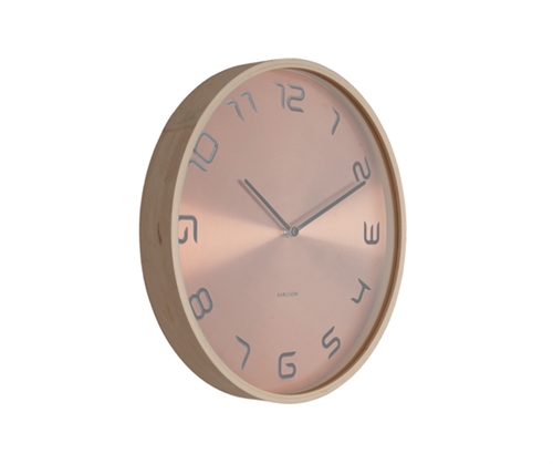 Nástěnné hodiny Bent wood 35 cm Karlsson *