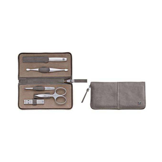 Twinox manikúra taupe, šedá kůže, 5 ks Zwilling
