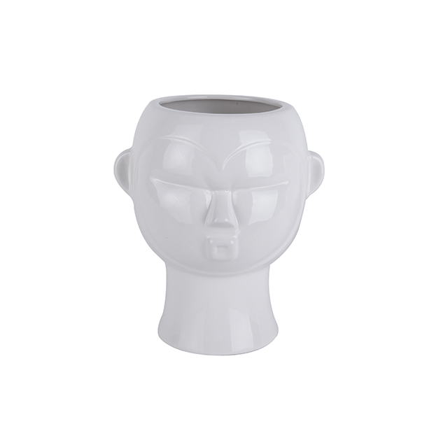 Kulatý květináč Mask round Present Time