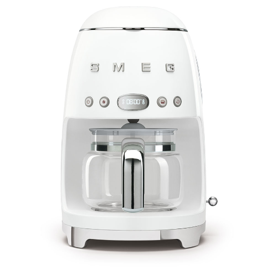 Kávovar na filtrovanou kávu 1,4l Smeg 50´s Retro Style, bílý