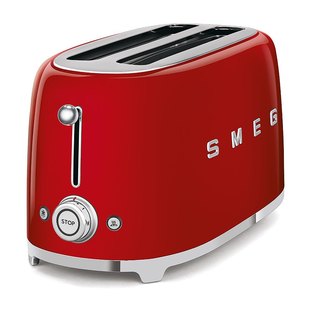 Toustovač / topinkovač P2x2 Smeg 50's Retro Style. červený 1500W