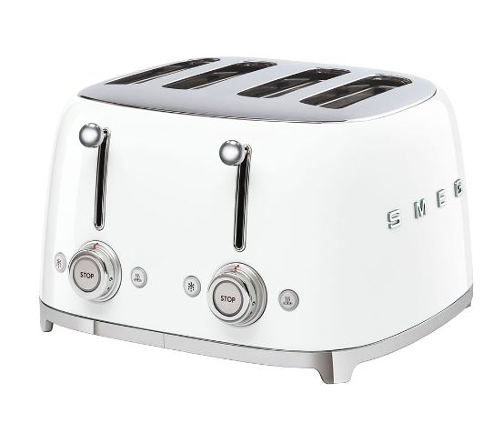 Toustovač / topinkovač P4 Smeg 50's Retro Style. bílý 2000W