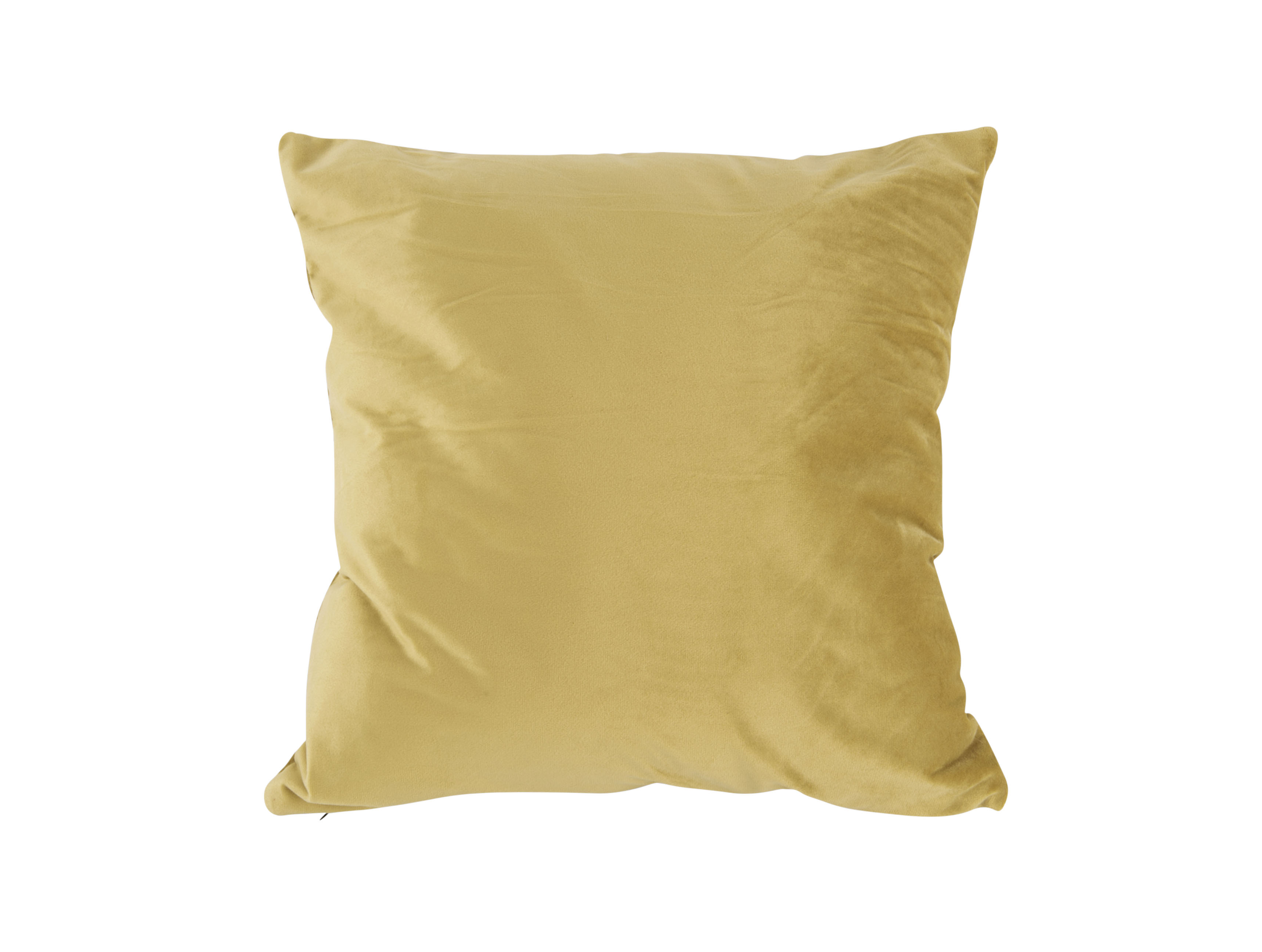 Polštář čtvercový sametový 40 cm Cushion Tender olivově zelený Present Time