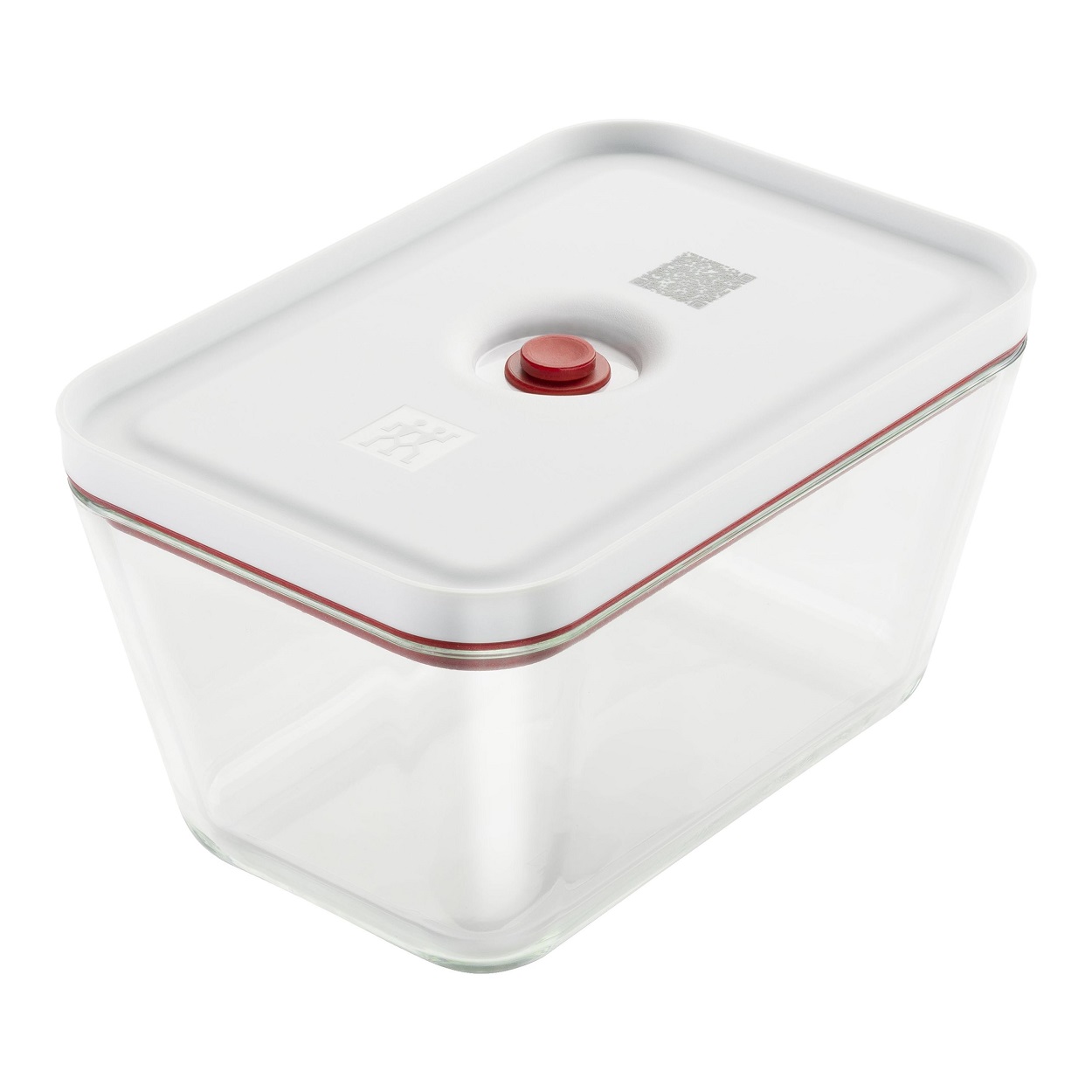 Vakuovací dóza šedé víko Fresh & Save, skleněná, velikost L, 2,0 l ZWILLING