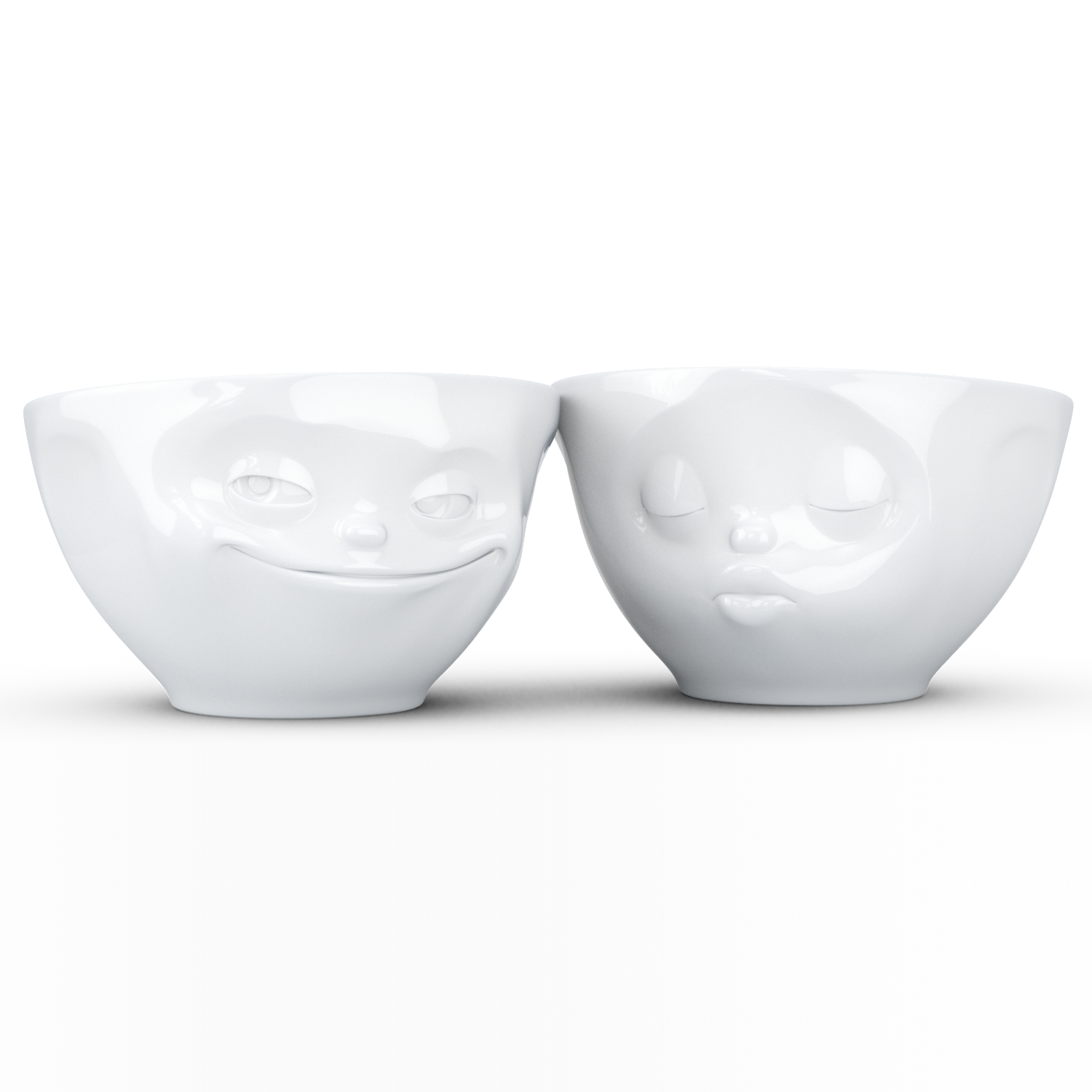 Líbající a smějící set 2ks šálek/miska na snídaní, kávu, kakao 200ml 58products