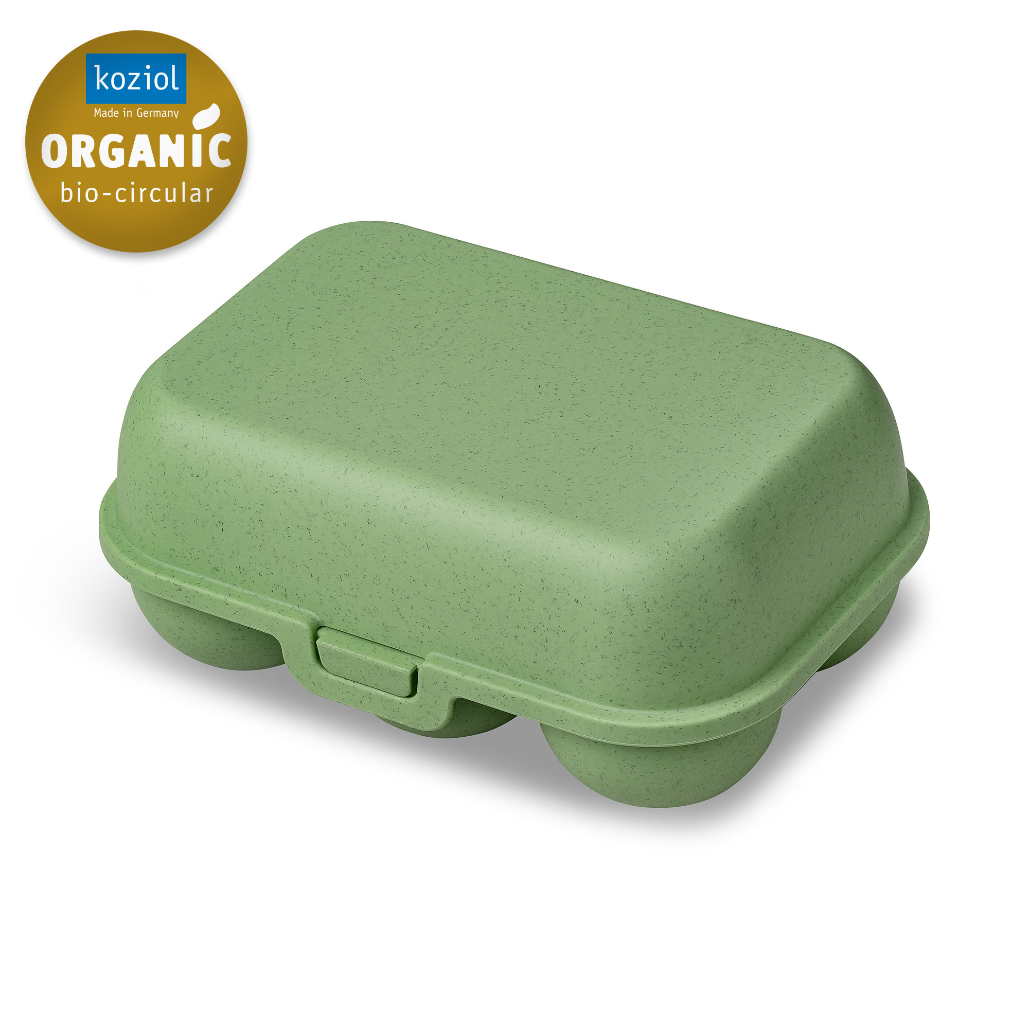 EGG box na 6 ks vajíček Zelená ORGANIC KOZIOL
