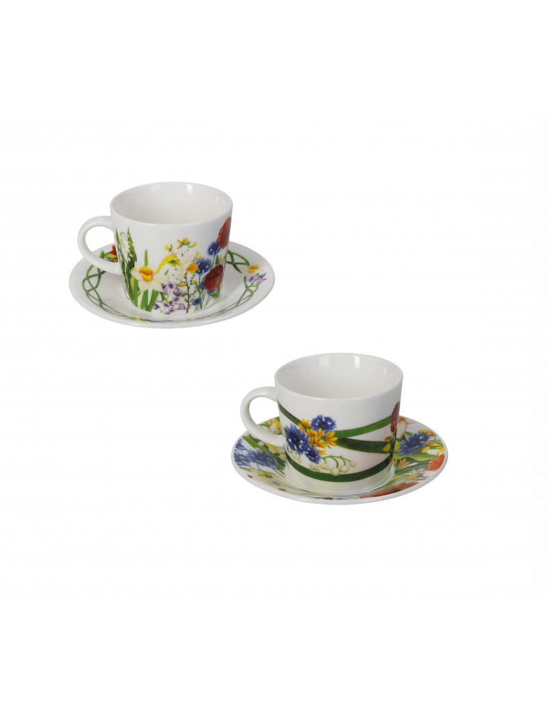 Sada 2ks šálků na presso 90ml Fiori BRANDANI