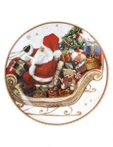 Porcelánový tác na cukroví CHRISTMAS 30cm BRANDANI