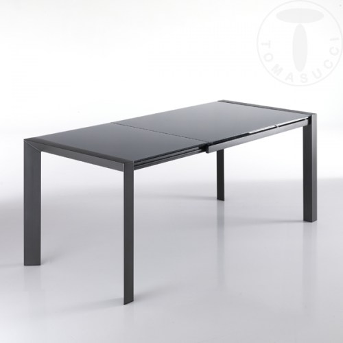 Rozkládací jídelní stůl VALLA GREY 122-182cm TOMASUCCI