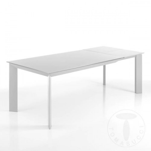 Rozkládací jídelní stůl BLADE 160-220cm WHITE TOMASUCCI