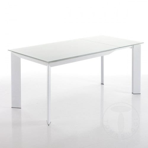 Rozkládací jídelní stůl BLADE 120-170cm WHITE TOMASUCCI