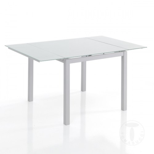 Rozkládací jídelní stůl NEW DAILY 90-150cm WHITE TOMASUCCI