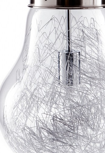 Interiérové světlo v hliníkových drátech lustr LAMPADINA TOMASUCCI