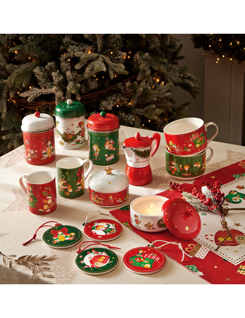 Vánoční dóza 10,5 cm ELFOMAGIA BRANDANI