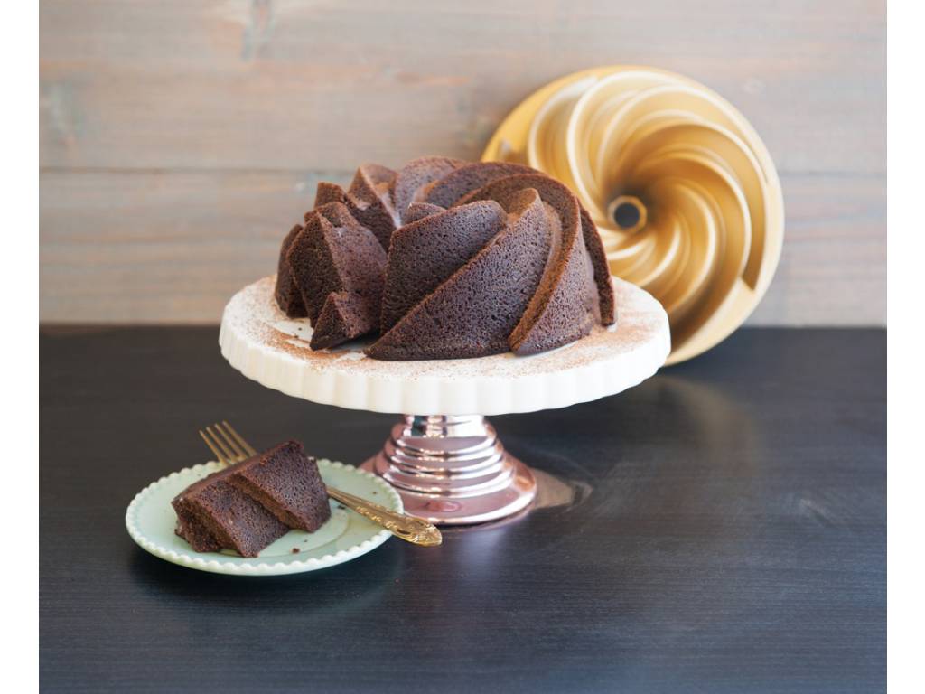 Forma na bábovku Heritage střední zlatá Nordic Ware