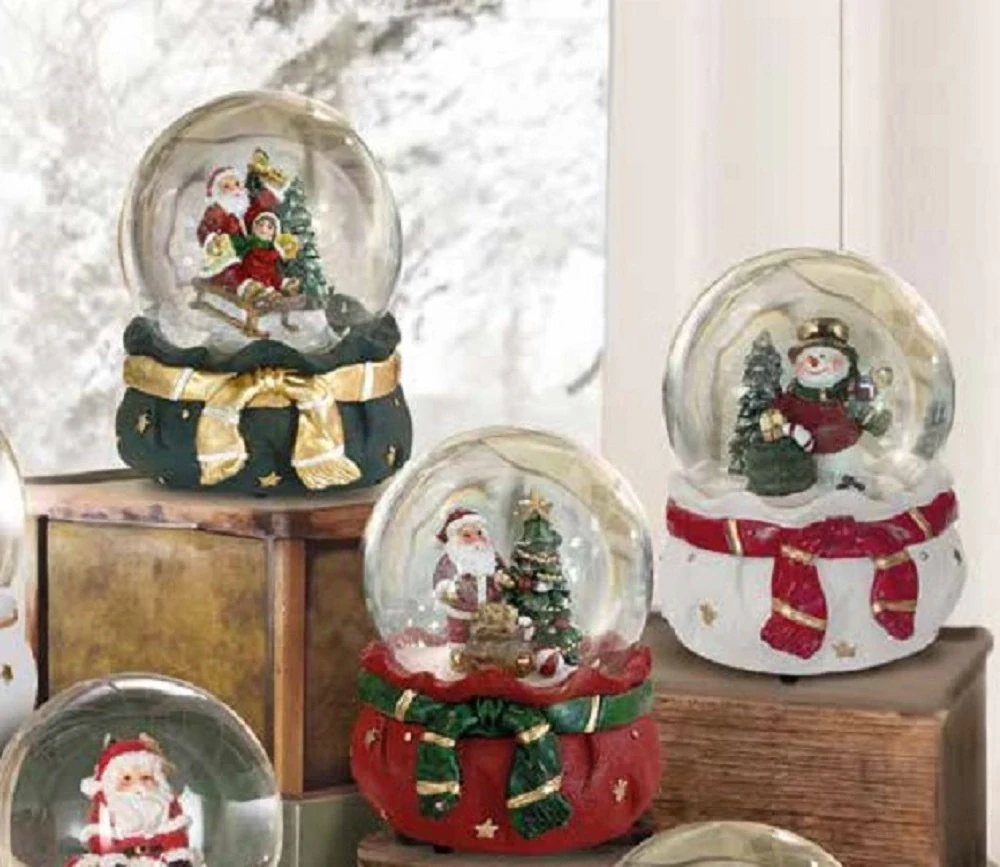 Vánoční velké hrací sněžítko Sněhulák BRANDANI