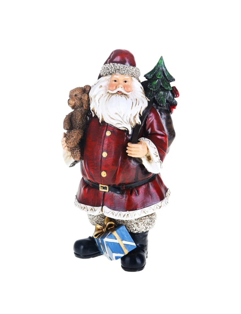 Soška Santa Claus s dárky 25 cm BRANDANI