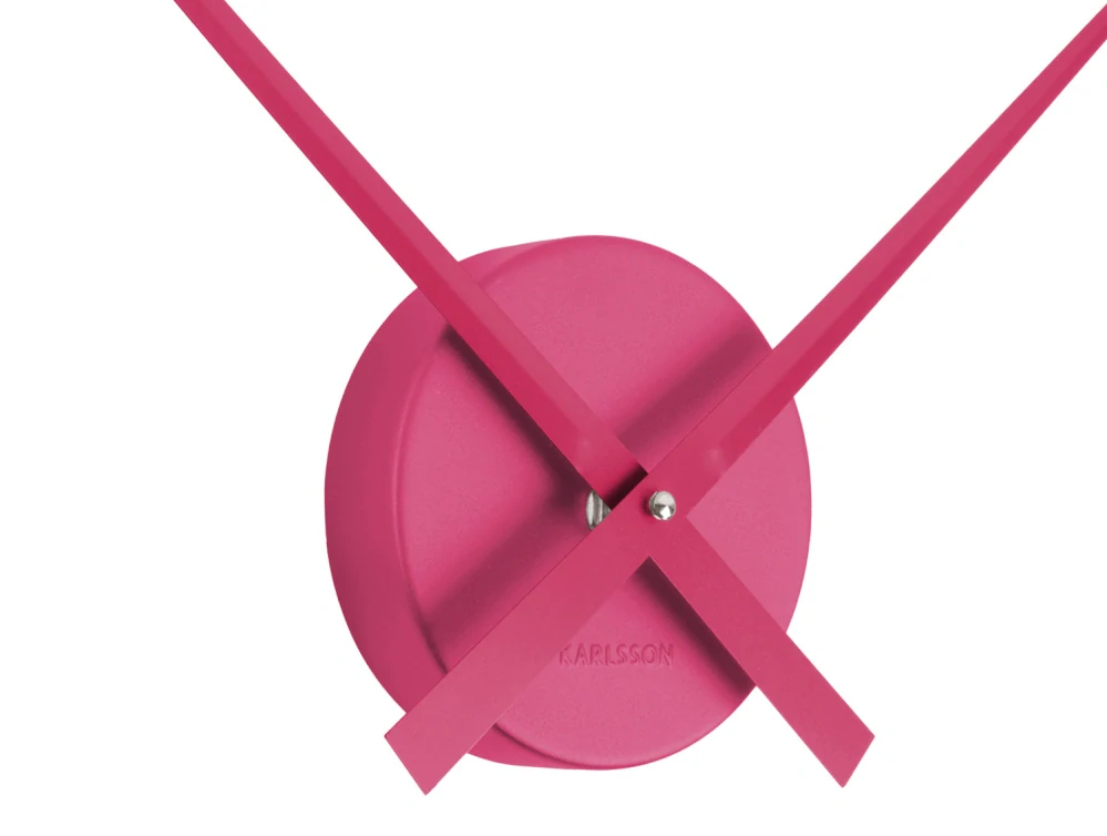 Nástěnné hodiny Little Big Time Mini růžové 41cm Karlsson