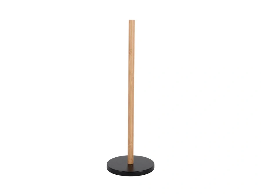 Zásobník na toaletní papír Bamboo Accent Deluxe černý/bambus Present Time