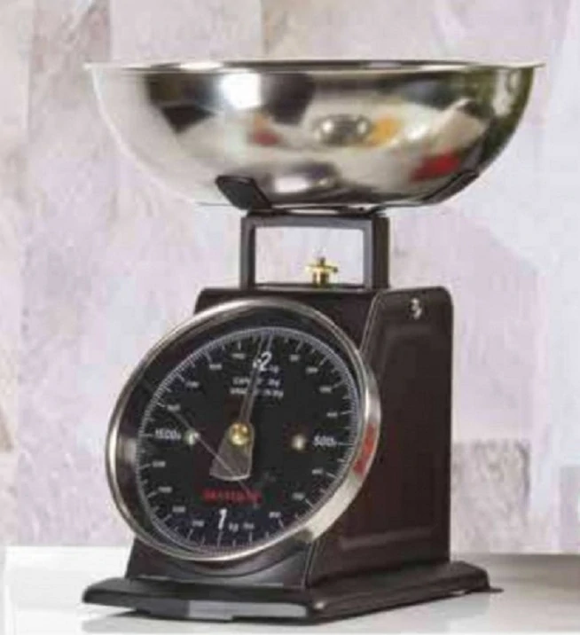 Kuchyňská váha 2 kg Tortora černá BRANDANI