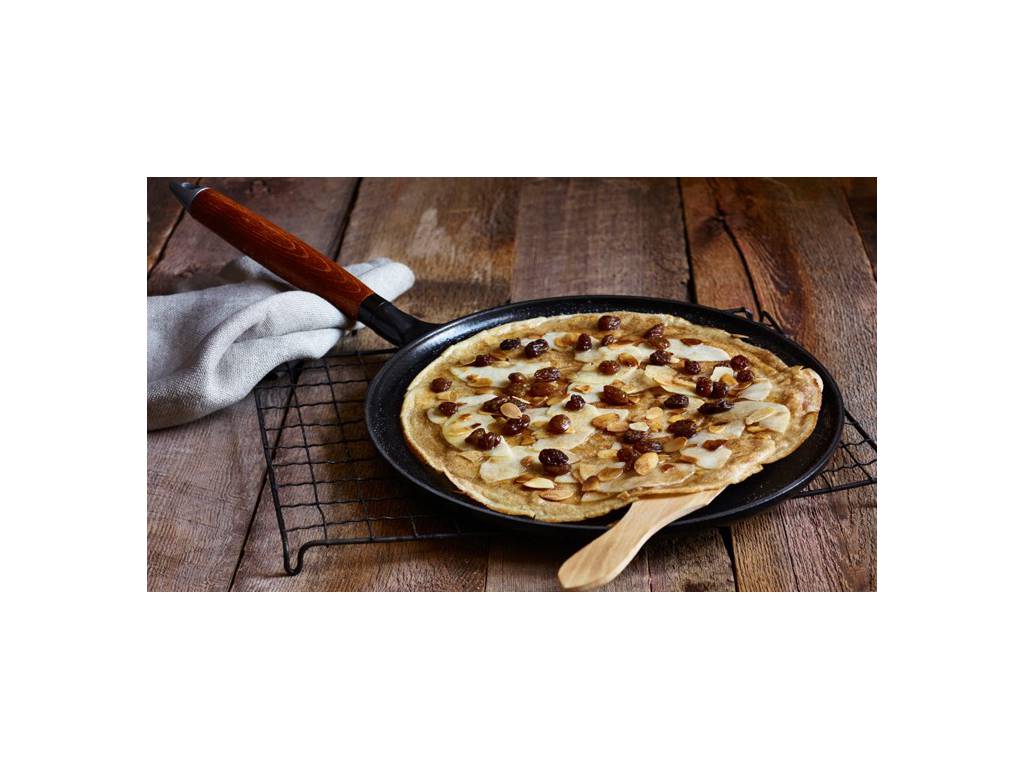 Palačinková pánev 28 cm, dřevěná rukojeť Staub