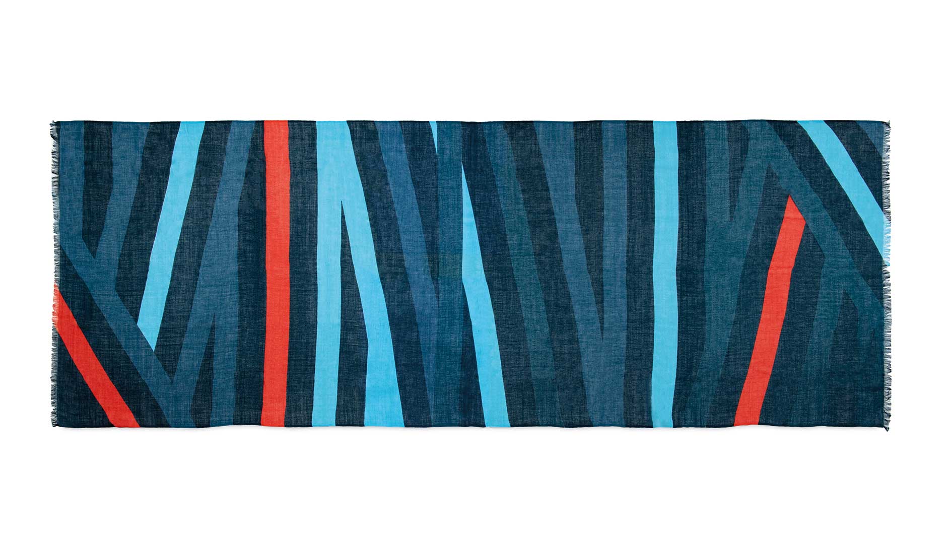 Bambusová šátek, šála Indigo Remember