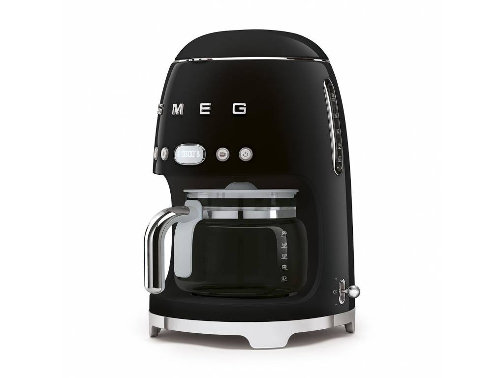 Kávovar na filtrovanou kávu 1,4l Smeg 50´s Retro Style, černý