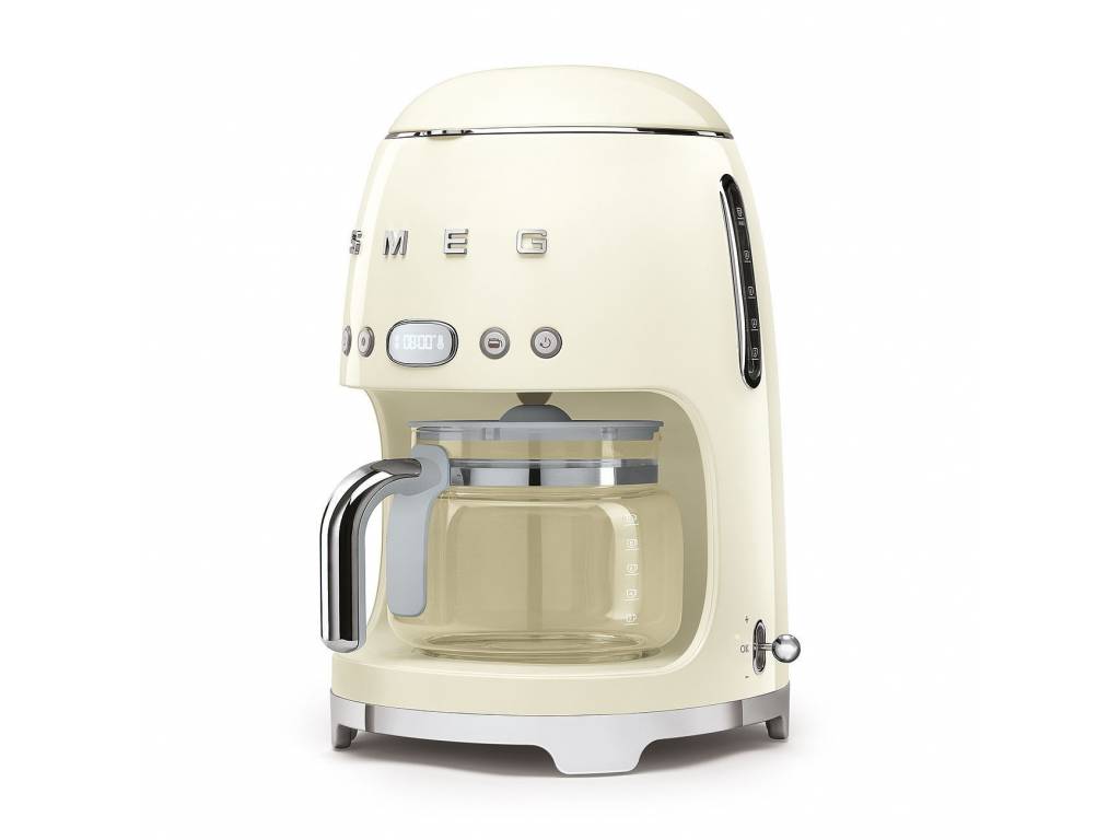 Kávovar na filtrovanou kávu 1,4l Smeg 50´s Retro Style, krémový