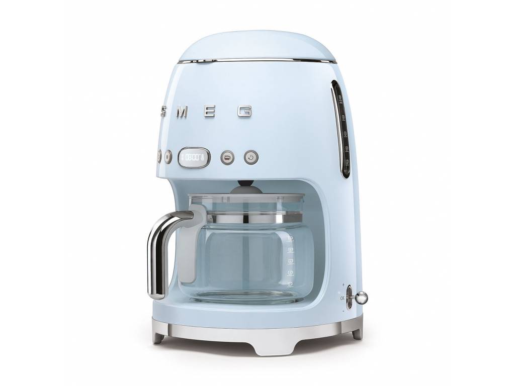 Kávovar na filtrovanou kávu 1,4l Smeg 50´s Retro Style, pastelově modrý