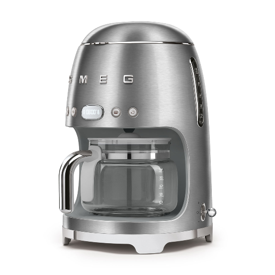Kávovar na filtrovanou kávu 1,4l Smeg 50´s Retro Style, chromový