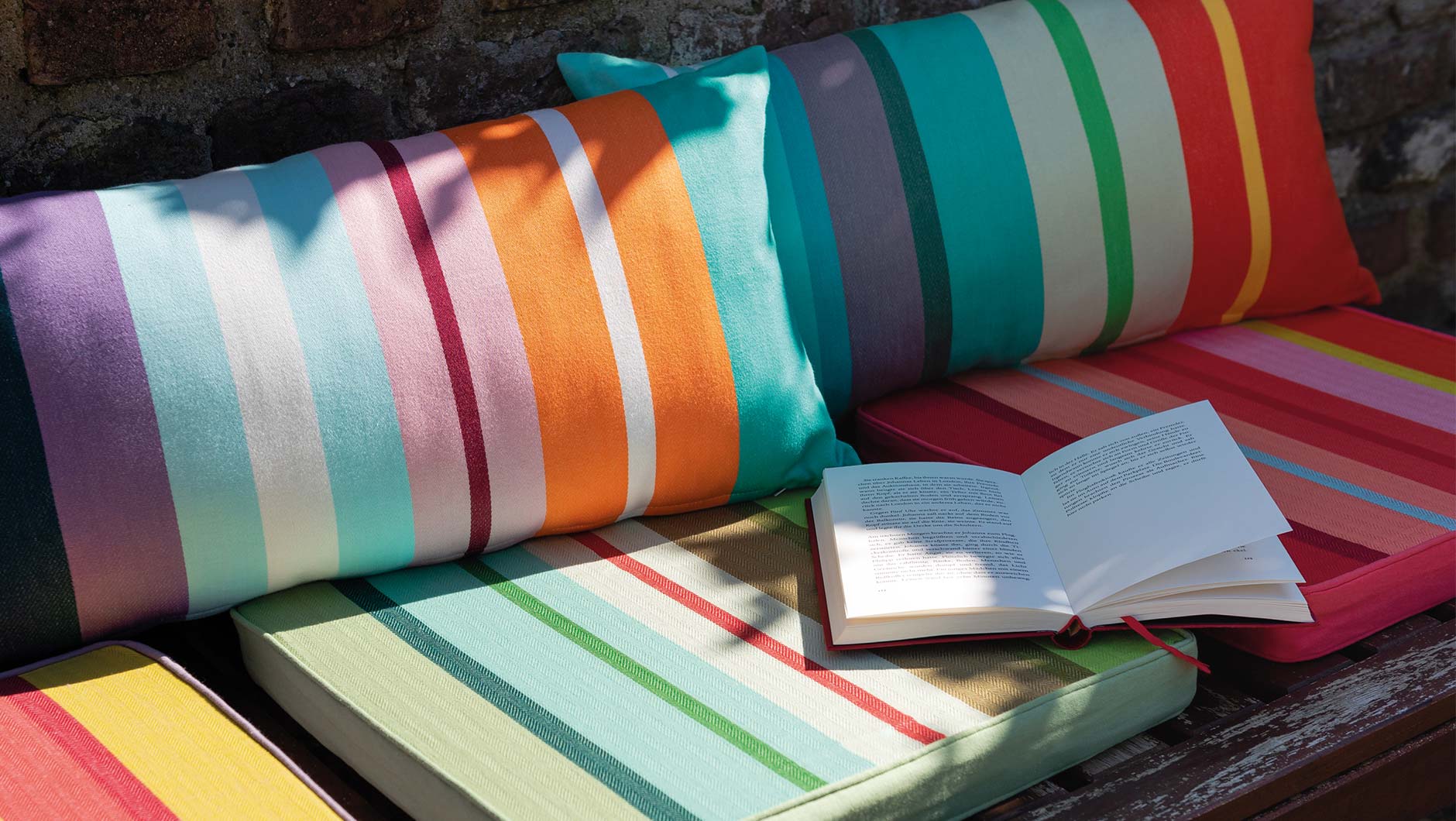 Velký bavlněný polštář 60x30cm Stripes Georgia REMEMBER