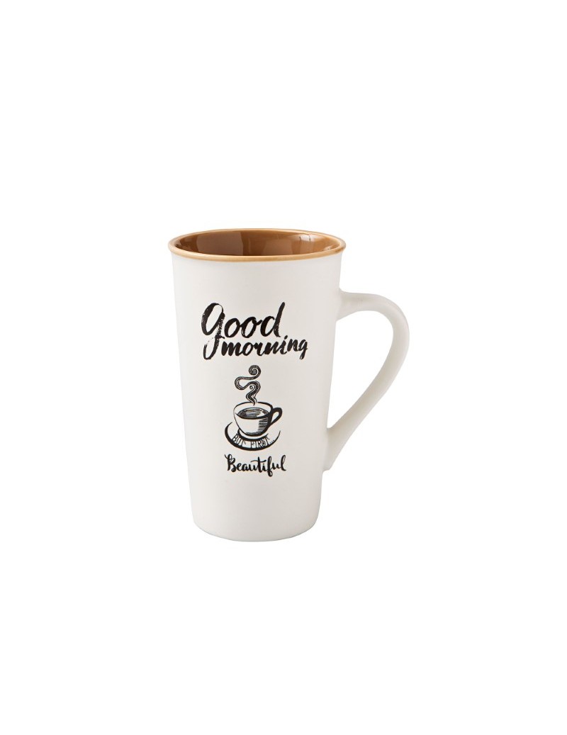 Set 2 velkých hrnků na čaj/caffé latté COLORI 450ml BRANDANI