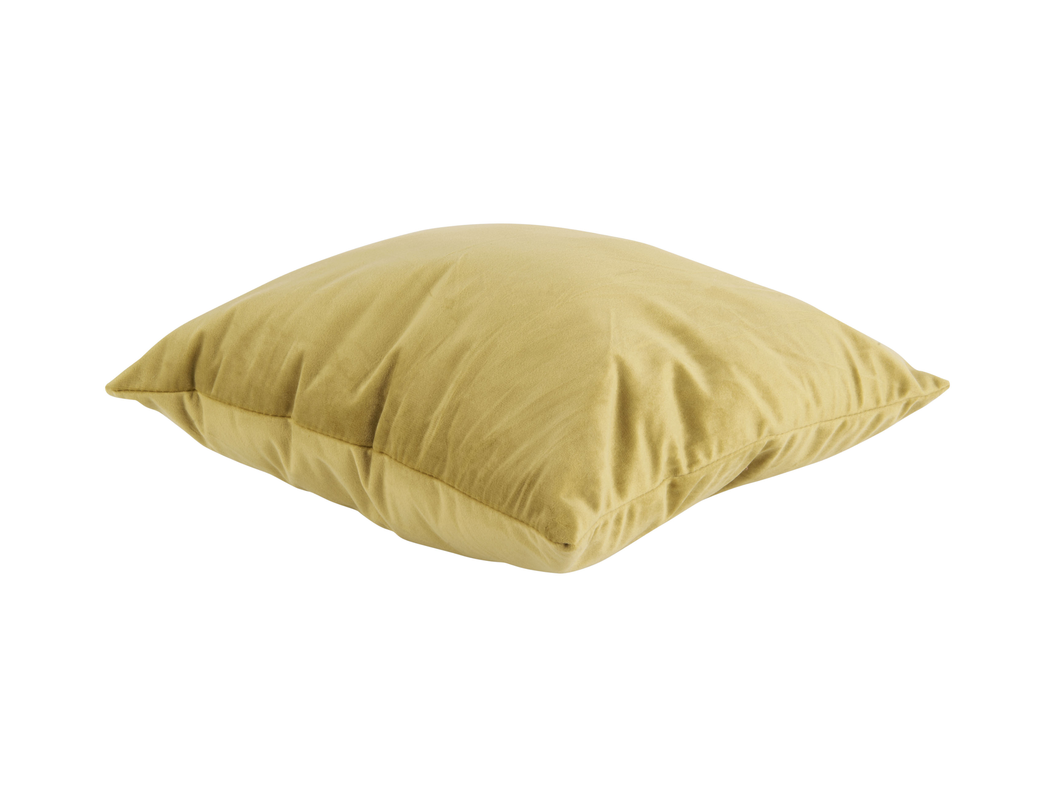 Polštář čtvercový sametový 40 cm Cushion Tender olivově zelený Present Time