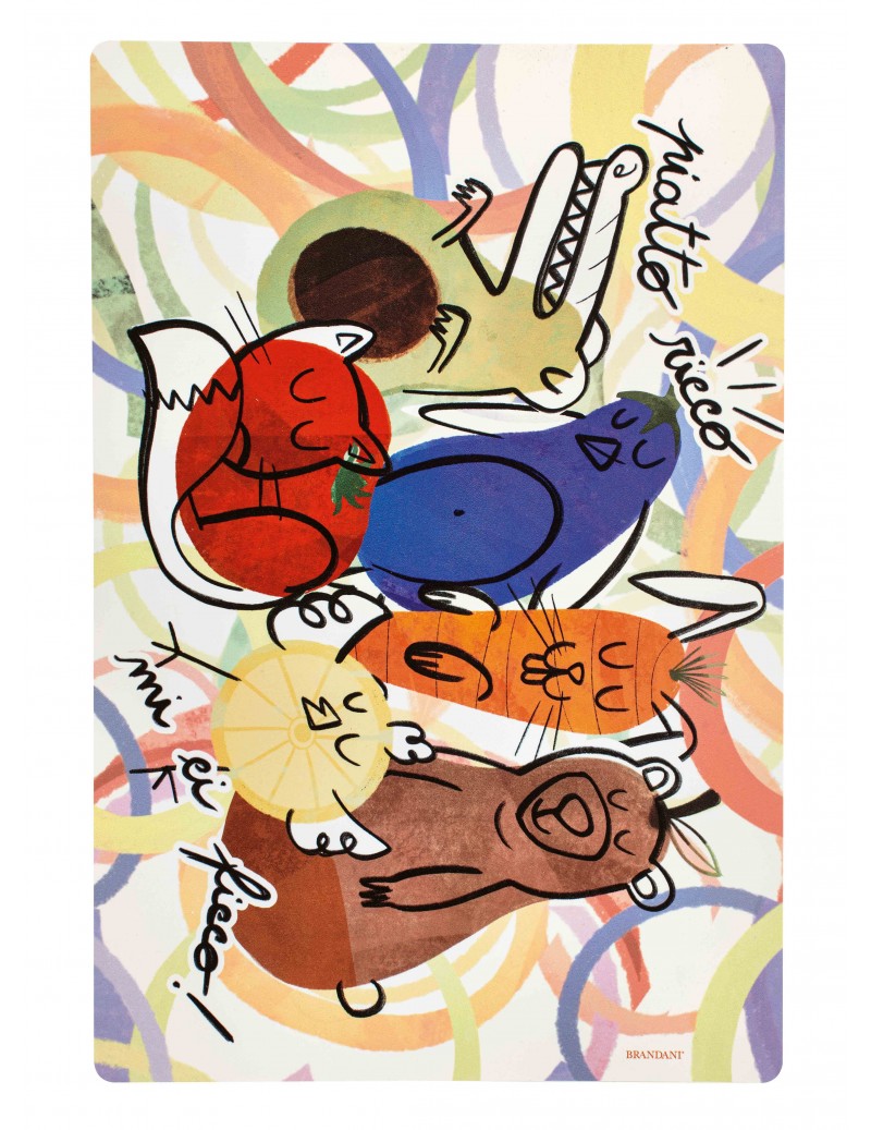 Sada 2 ks prostírání/podložky 45x30cm COMBRICCOLA BRANDANI