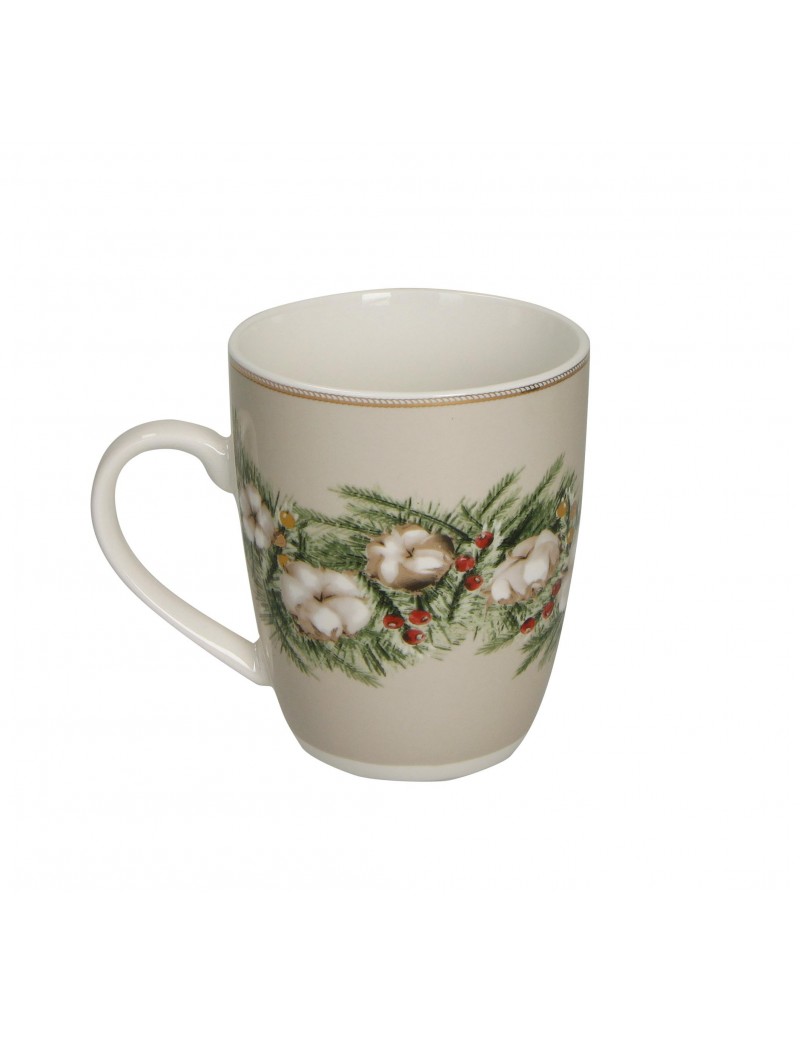 Sada 2 porcelánových hrnků 350 ml Batuffoli BRANDANI