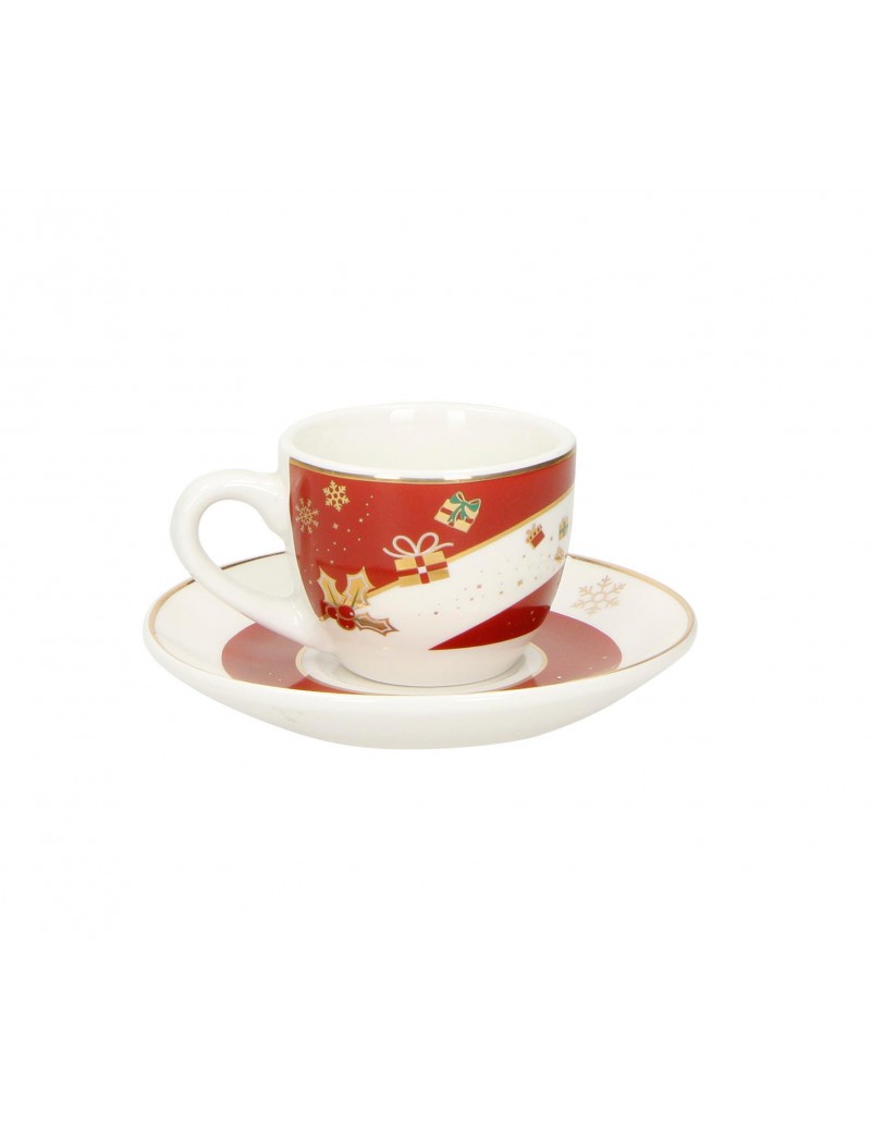 Sada 2 šálků s podšálky na espresso ALLELUIA BRANDANI