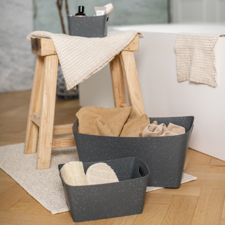 BOXXX S džber, koš 1 l šedá Organic KOZIOL