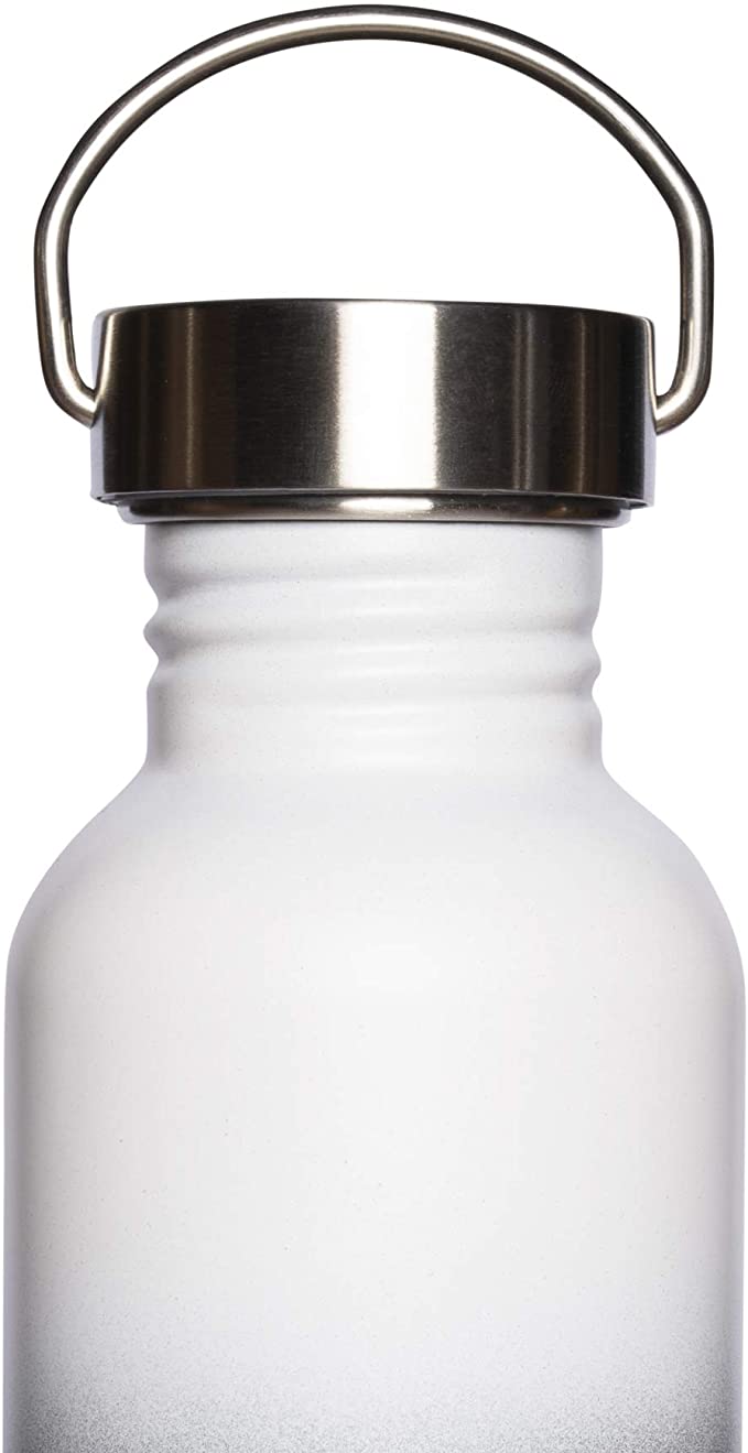 Láhev na vodu Fusion 600 ml černá-bílá RETULP